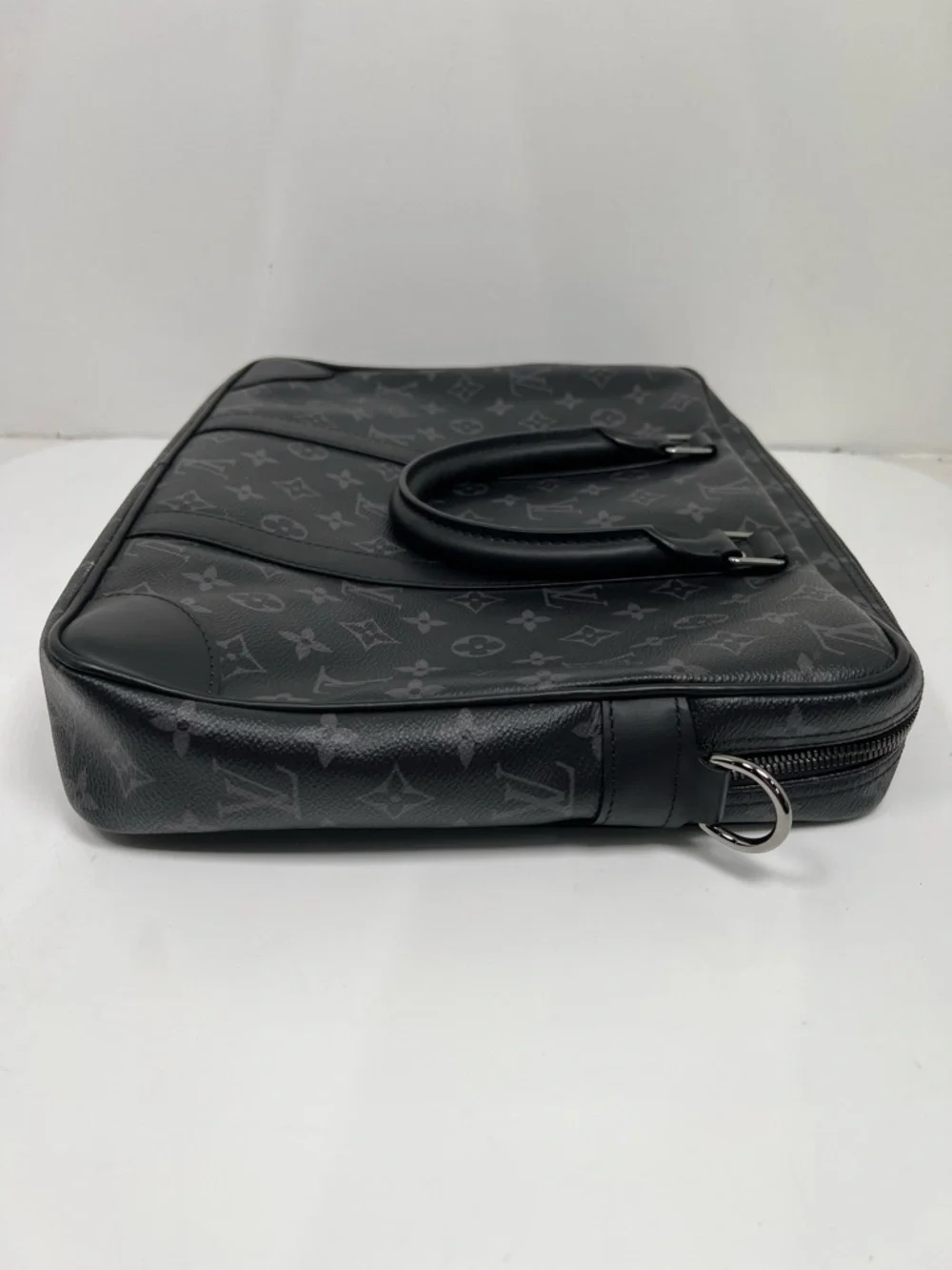 Louis Vuitton Eclipse Monogram Porte Documents Voyage PM Briefcase Bag w/ Strap